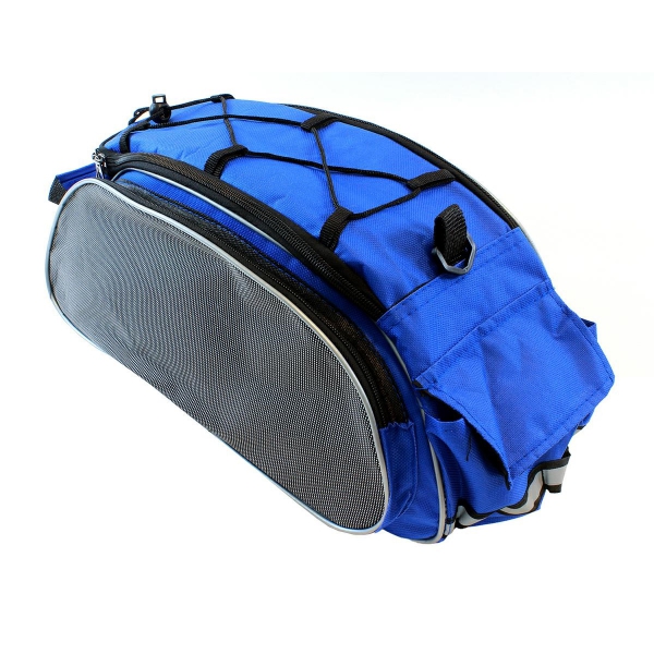 Mėlynas Dviračių Bagažinės Krepšys 2IN1