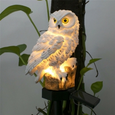 LED sodo lempa pelėdos formos