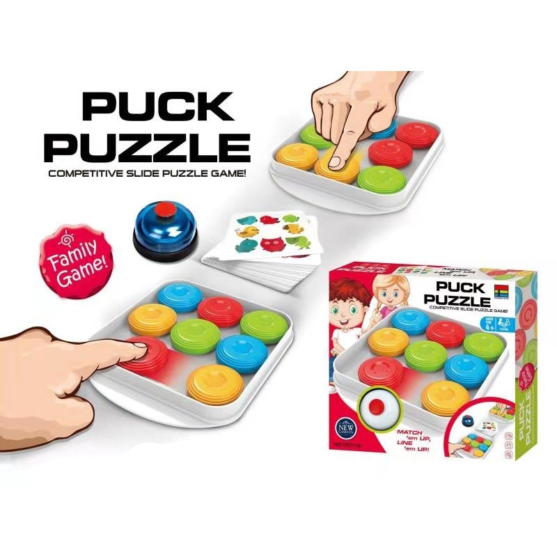 Puck Puzzle - Jogo de Mesa de Cores - Ludolica