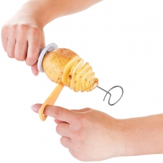 Bulvių spiralių pjaustyklė