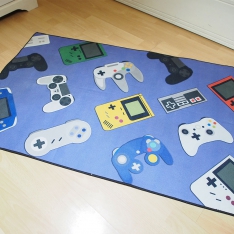 Vaikiškas kilimas "Gamer", 120x80 cm