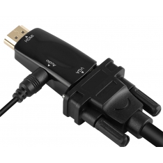 Keitiklis adapteris HDMI į VGA + Audio laidas
