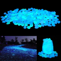 Naktį šviečiantys akmenukai (mėlyna)