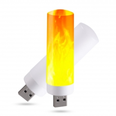 USB liepsnos imitacijos LED