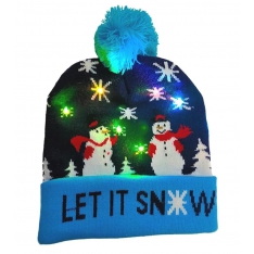 Kalėdinė kepurė su LED