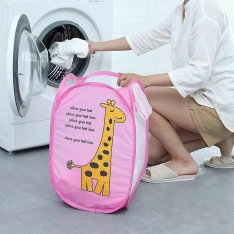 Sulankstomas skalbinių krepšys