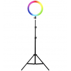 RGB LED žiedinė lempa