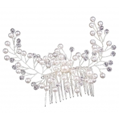 Plaukų segtukas šakelės formos su perlais