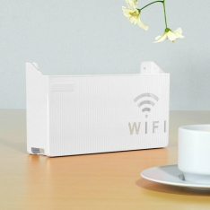 Kompaktiška sieninė lentyna Wi-Fi maršrutizatoriui