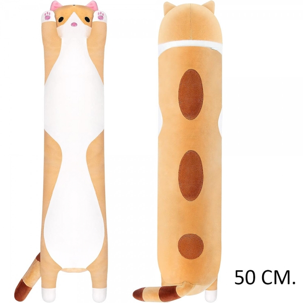 Pliušinė katė - pagalvė, 50cm
