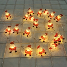 Kalėdų Senelio formos LED lempučių rinkinys