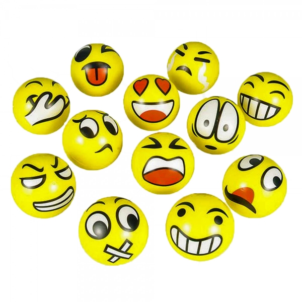 Antistresinis kamuoliukas „Emoji”, 5 cm