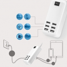 USB įkroviklis 6X