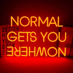 Dekoracinis šviestuvas "NORMAL GETS YOU NOWHERE"