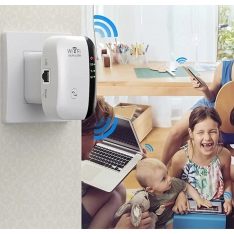 Kartotuvo 2,4 GHz signalo stiprintuvas Baltas
