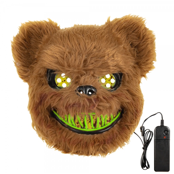 Veido kaukė su LED "Bear"
