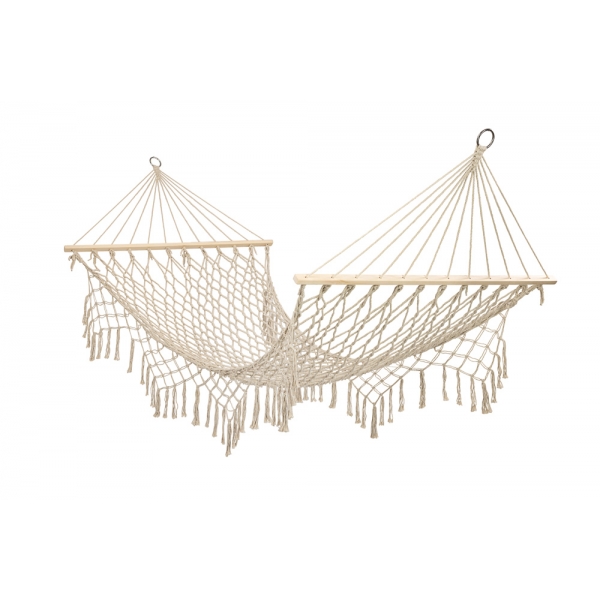 Boho stiliaus sodo hamakas