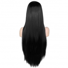 Juodas perukas 80cm