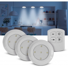 3X Led lemputės su pulteliu