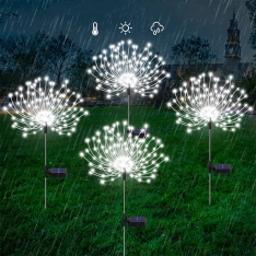 Sodo dekoracijos "Firework", 2 vnt. (Geltona)