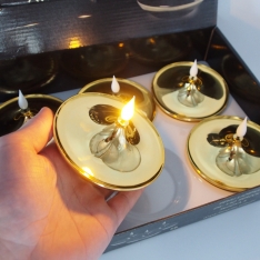 Dekoratyvinė LED žvakė „Mini Waza“ (AW-2), auksinė