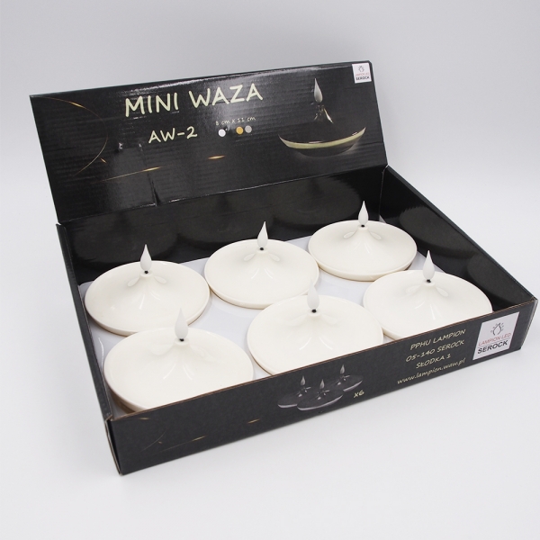 Dekoratyvinė LED žvakė „Mini Waza“ (AW-2), balta