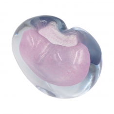 Stiklinė širdelės formos dekoracija/vaza – 15×8.5×11 cm