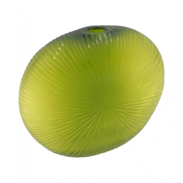 Dekoratyvinė stiklo vaza, 24×22 cm