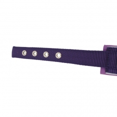 HUNTER violetinis nailoninis šunų antkaklis, 45 cm