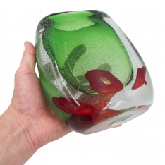 Stiklinė vaza, 17x7.5x20 cm – Forma Lumo kolekcija