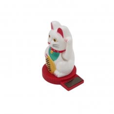 Saulės energija veikianti sėkmės katė „Maneki Neko“