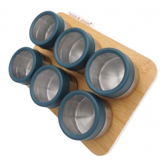 Magnetinė prieskoninė (6 indeliai) Magnetinė prieskoninė (6 indeliai)