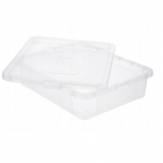 Plastikinis dėžutė su dangčiu 10L (40 × 33 × 10 cm) Plastikinis dėžutė su dangčiu 10L (40 × 33 × 10 cm)