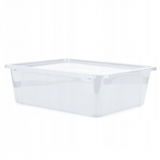 Plastikinis dėžutė su dangčiu 10L (40 × 33 × 10 cm) Plastikinis dėžutė su dangčiu 10L (40 × 33 × 10 cm)