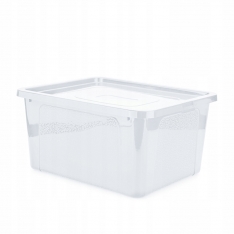 Plastikinis sandėliavimo konteineris su dangčiu, 20L Plastikinis sandėliavimo konteineris su dangčiu, 20L