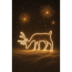 LED neoninis elnias