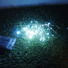 100 LED Girlianda, šaltai balta