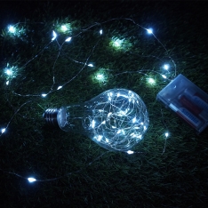 100 LED Girlianda, šaltai balta