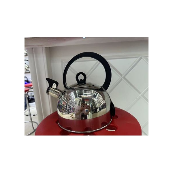 Virdulys, nerūdijantis plienas/juoda, 2 l