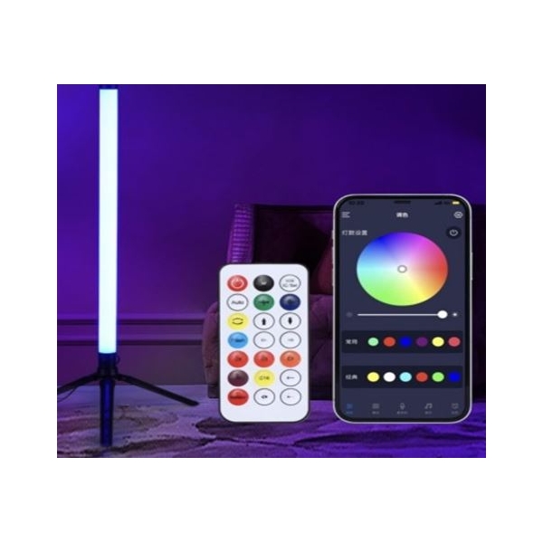 RGB LED lazda su stovu