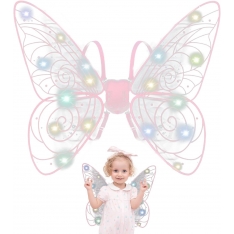 LED drugelio sparnai