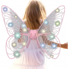 LED drugelio sparnai