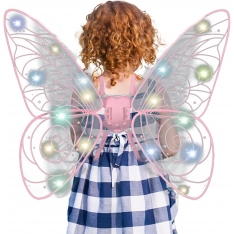 LED drugelio sparnai