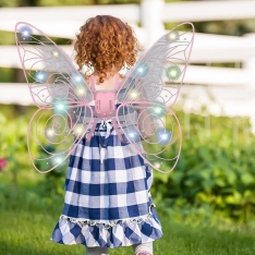 LED drugelio sparnai