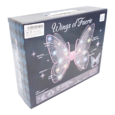 LED drugelio sparnai