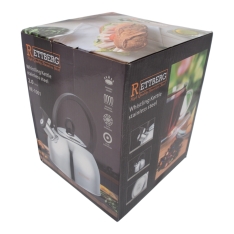 Virdulys, nerūdijantis plienas/juoda, 2 l