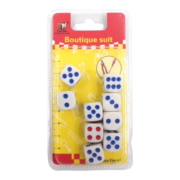 Žaidimų kauliukai 9 vnt.