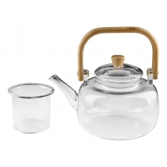 Stiklinis arbatos plikimo arbatinukas