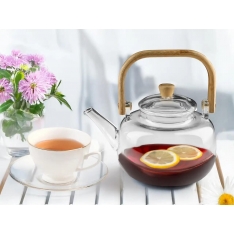 Stiklinis arbatos plikimo arbatinukas