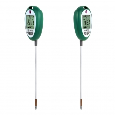 Dirvožemio drėgmės, temperatūros ir pH matuoklis su LCD ekranu